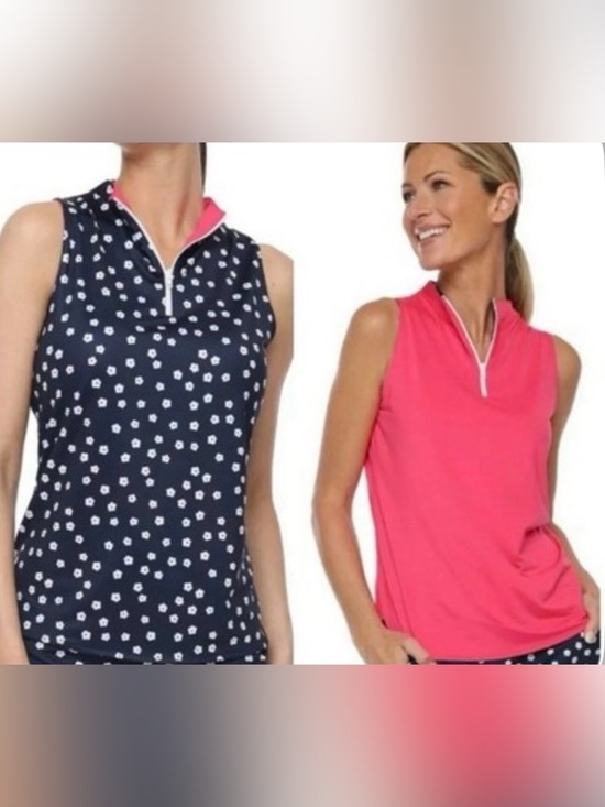 Tops - Belyn Key Reversible Solid Yellow and Navy Top